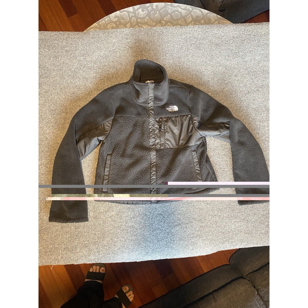 The North Face Black Performance Fleece Jacket Snap Front Girls 14/16